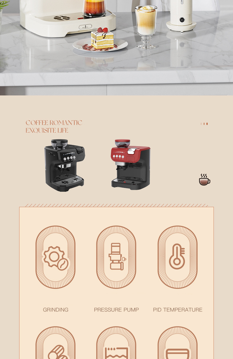 Cafeteras Profesional Automatic Coffee Making Machine Coffee Pod Machine Capsule Maker For Home