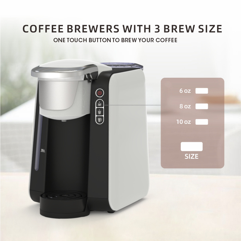 Modern Instant Low Watt Coffee Maker Single Cup Automatic Keurig Coffee Machine For Restaurant