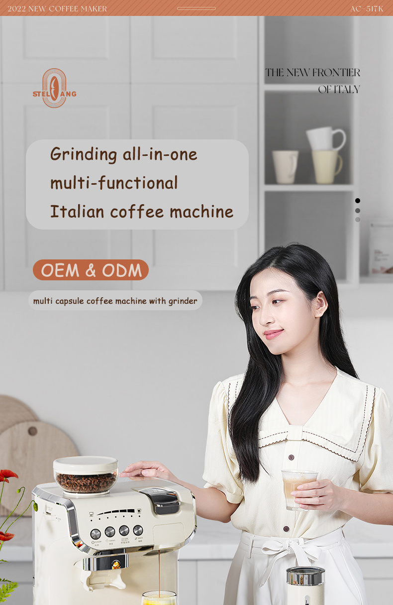 Cafeteras Profesional Automatic Coffee Making Machine Coffee Pod Machine Capsule Maker For Home