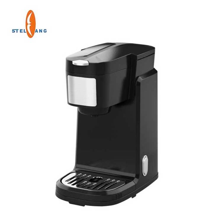 Auto shut off 1 piece single cup brewing system kcup capsule keurig coffee maker with detachable lid