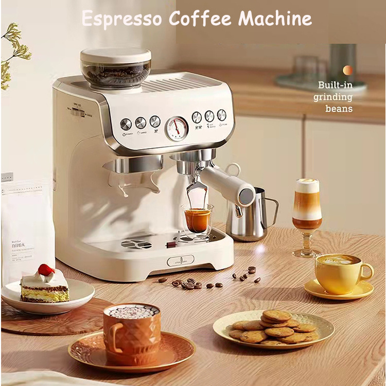 4 In 1 19 Bar Professional Coffee Machine Espresso Automatic Coffee Maker Machine