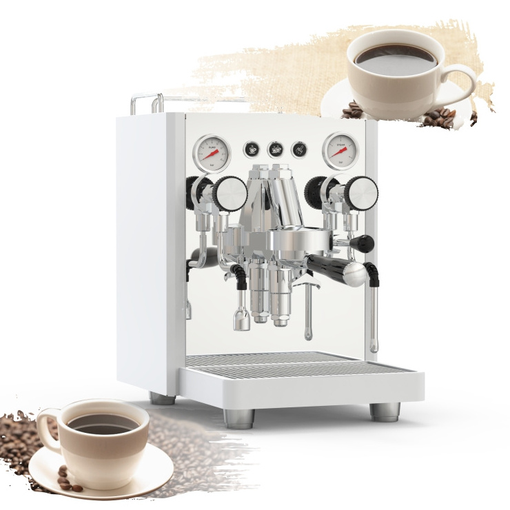 Cafetera Business Italian Electric Automatic Professional Cappuccino Latte Commercial Espresso Coffee Machine With Foaming Milk