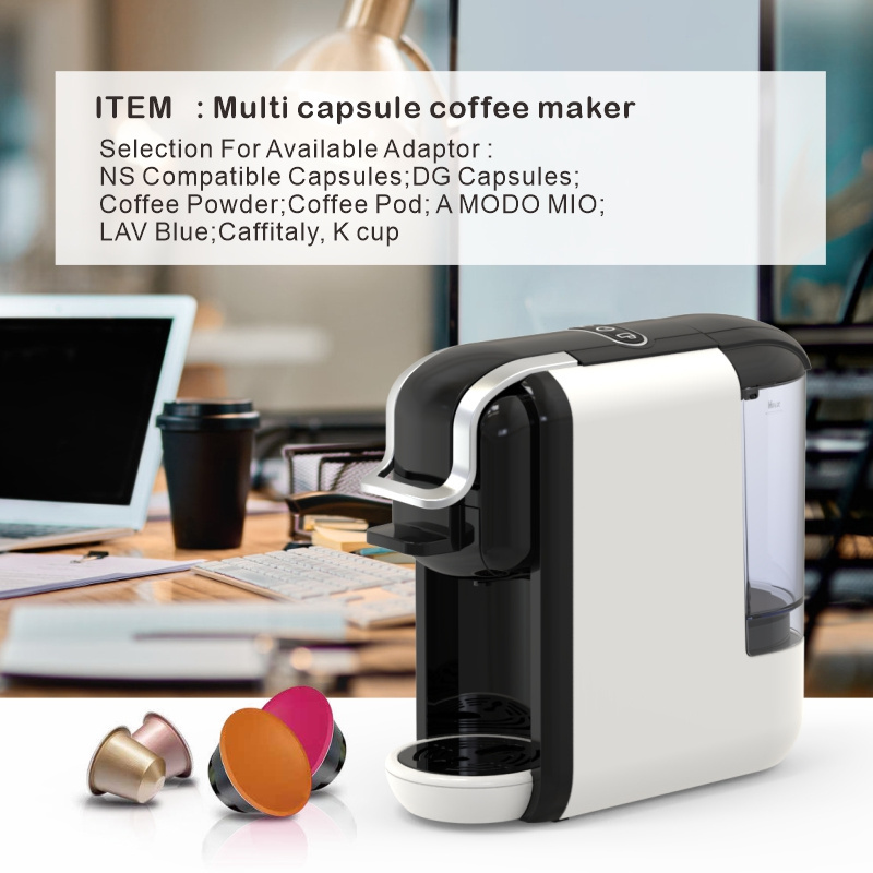 Hotel Cafeteira Multifunction Capsule Coffee  Maker Electric 5 In 1 Multi Capsule Coffee Machine