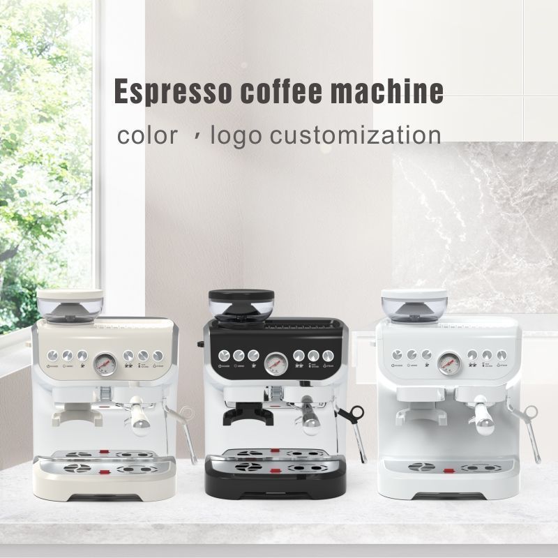 Household Espresso Coffee Maker Italian Automatic Grinding Espresso Pod Coffee Machine