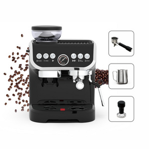 Italian Automatic Coffee Grinding Expresso Machine 15 Bar Cappuccino Espresso Coffee Maker cafetiere expresso