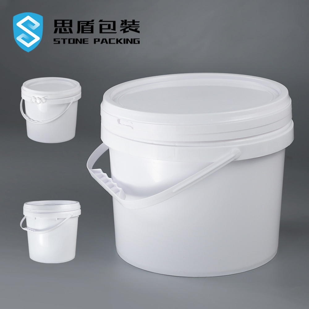 5L round bucket plastic jerry cans drum 5 KG paint pail