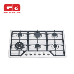 hot sale 5 burner gas stove with grill and oven