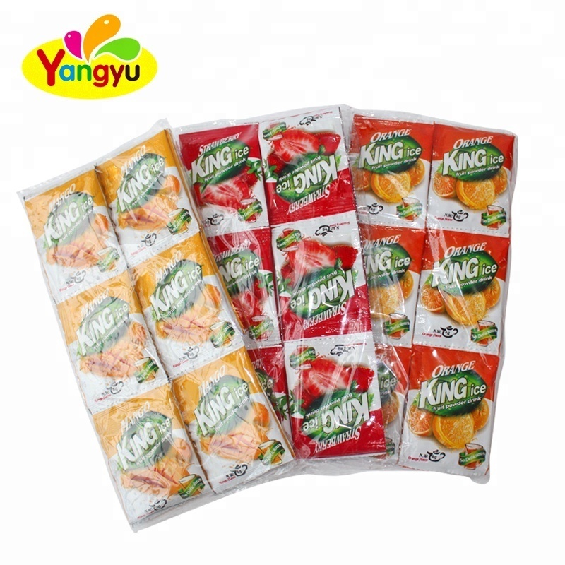 instant sweet pop drink Juice powder mango orange lemon fruity powder drink rich in vitamins