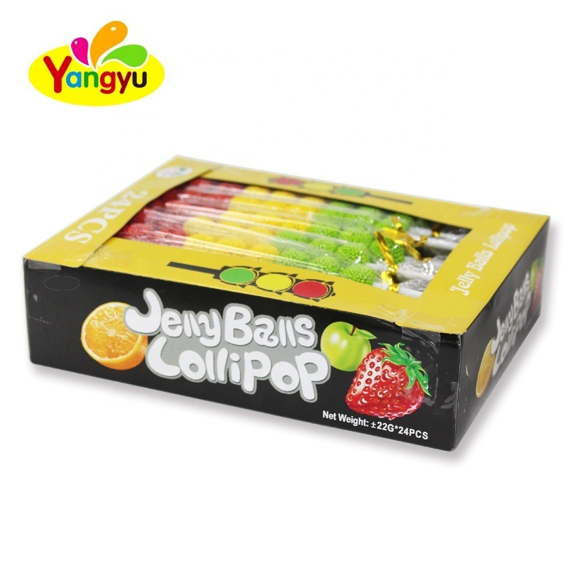 Halal  lollipop  9pcs  traffic lights shape soft lollipop  gummy lollipop in boxes