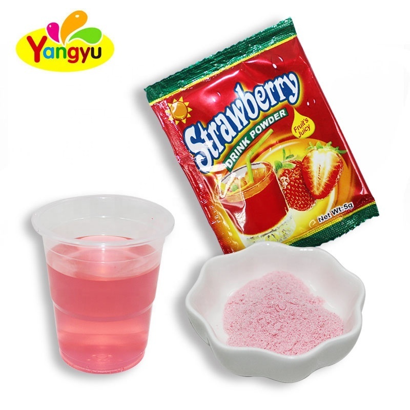 Magic Instant Fruit Juice  Strawberry Flavor Powder Drink