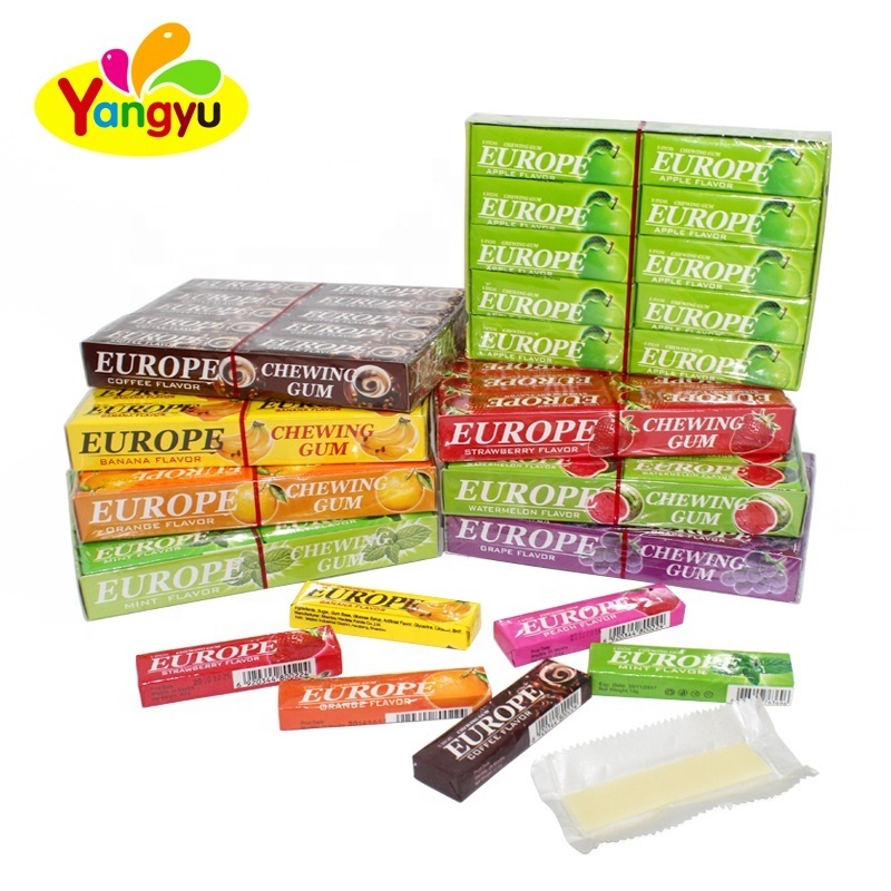 10 Flavors Europe Stick Chewing Gum