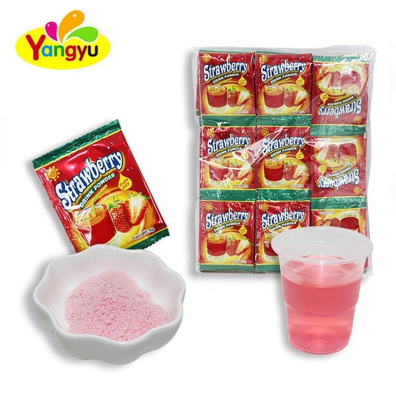 Magic Instant Fruit Juice  Strawberry Flavor Powder Drink