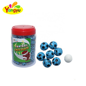 HALAL Crispy Coated Sweet Compound Football Chocolate Ball