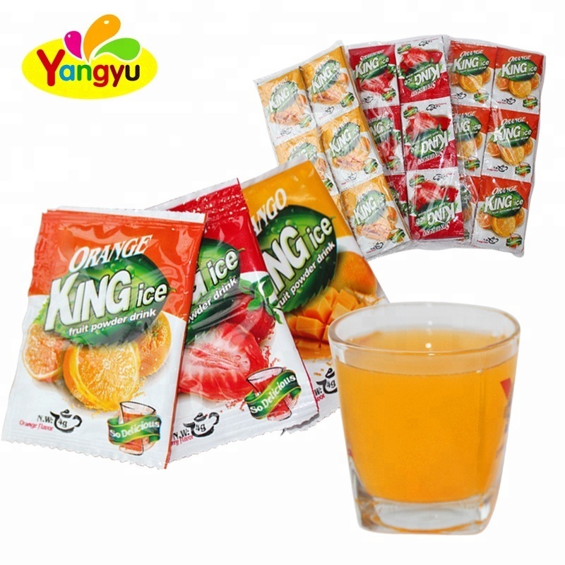 instant sweet pop drink Juice powder mango orange lemon fruity powder drink rich in vitamins