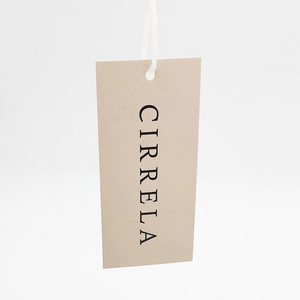 Clothing Hangtag Wholesale Custom Price Name Logo Print Paper Cardboard Hang Tag with Cotton String