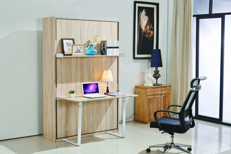 New Vertical Wall Bed Desk Pull Down Wall Bed Murphy Bed