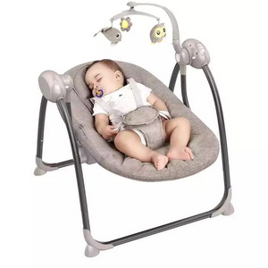 Baby Electric Swing Cradle Children's Smart Toy Bed Baby Swing Sleep Assistant Rocking Bassinet Multi-Functional Crib Infant Bed