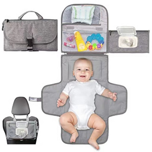 Hot selling portable Baby diaper change Pad Baby diaper bag with Pocket waterproof travel bag Baby gift