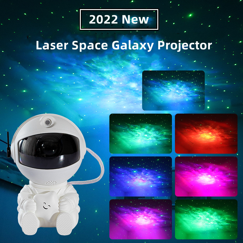 Kids New Led Sky Nebula Atmosphere Lamp Home Star Light Astronaut Galaxy Projector