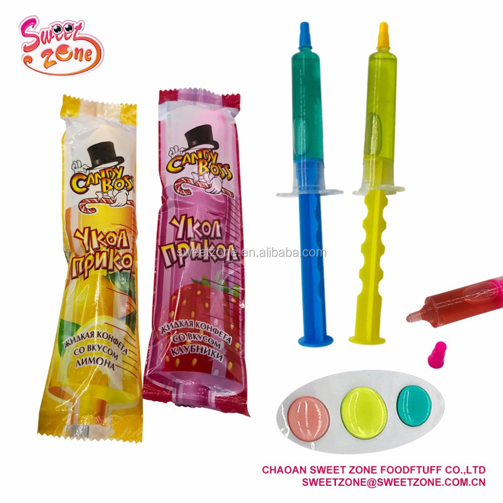 Happy Syringe Toy Liquid Fruit Jam Toy