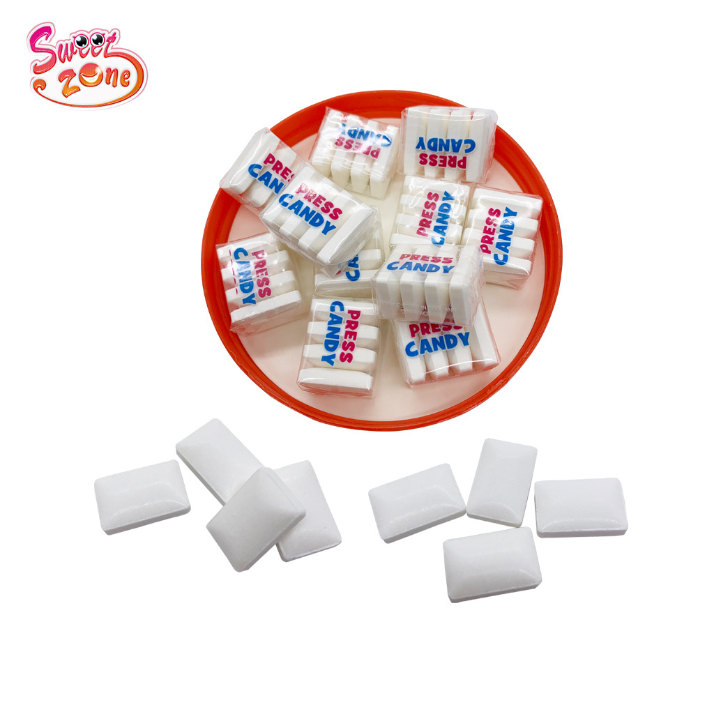 OEM halal Delicious Milk Flavor 4pcs Tablet Candy Compressed Candy