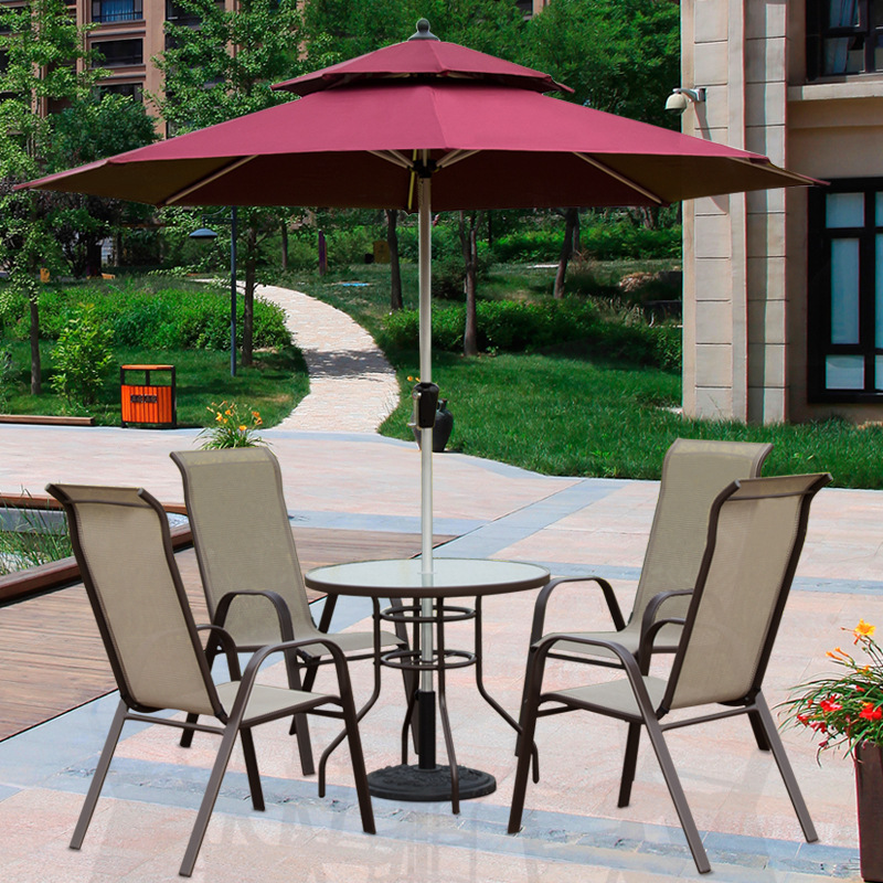 High Quality Aluminum Outdoor Garden Parasol Umbrella Villa Beach Cafe Patio Outdoor Umbrella