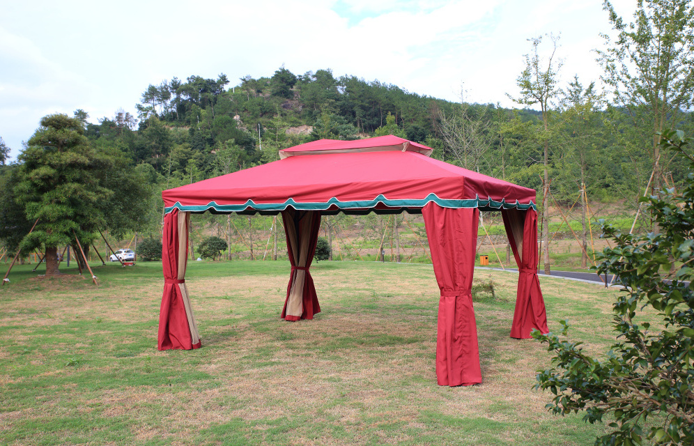 Factory waterproof metal gazebo modern design gazebo