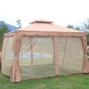 Cheap price roman gazebo 3x3 gazebo with mosquito net