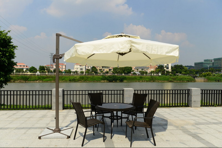 China luxury high quality  beach umbrella outdoor roman umbrella