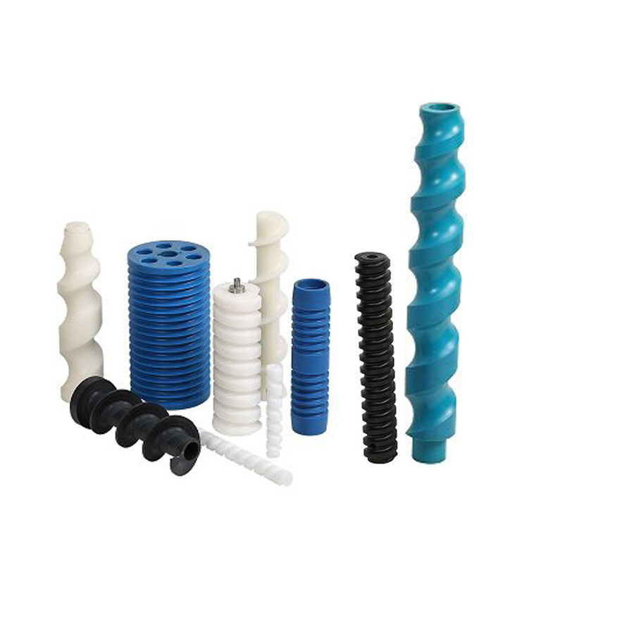 OEM Factory Custom Blue nylon full thread rod nylon round rod threaded Plastic Threaded Rods M6 M8 M10 M12