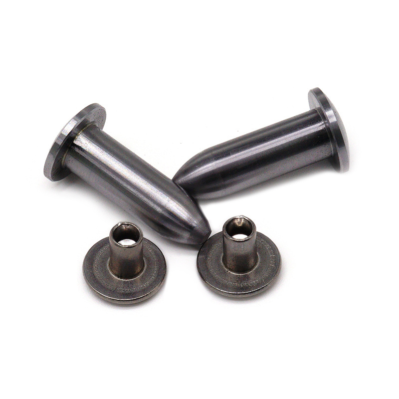 custom fastener Various Types stainless steel polish Half Round Head Rivet Solid Semi Tubular Rivet