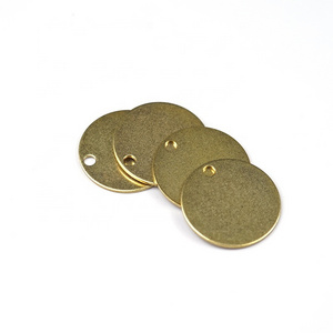 OEM Metal Blanks Stamped Process Stainless Steel Aluminum Brass Name Plate Engraving Tags for Pets ID Sheet Metal Fabrication