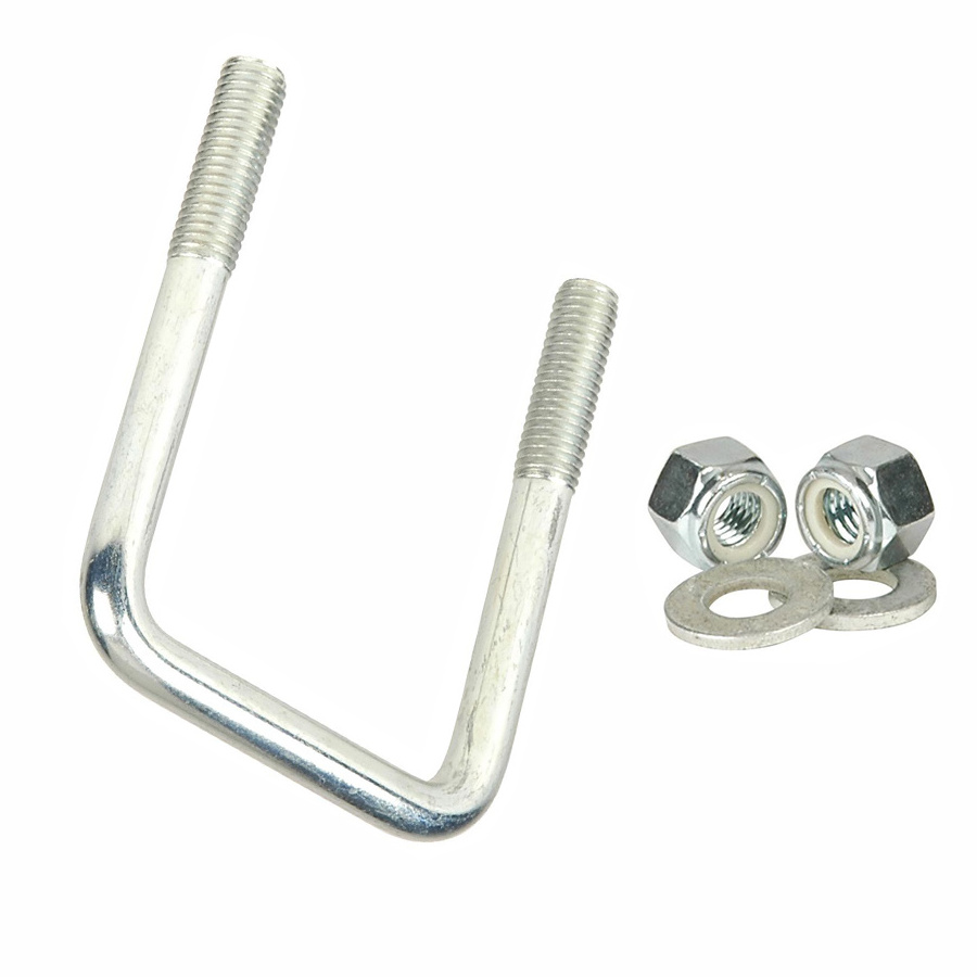 Square U Bolt For Trailer Truck Leaf Spring Fasteners Supplier Stainless Steel Square Bend U Bolt