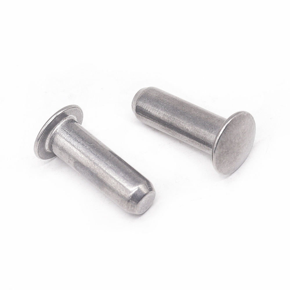 Custom 8mm Brass Rivets DIN 674 Pan Dome Head Flat Head Type Solid Break Clutch Lining Stainless Steel Aluminum Pop Rivet