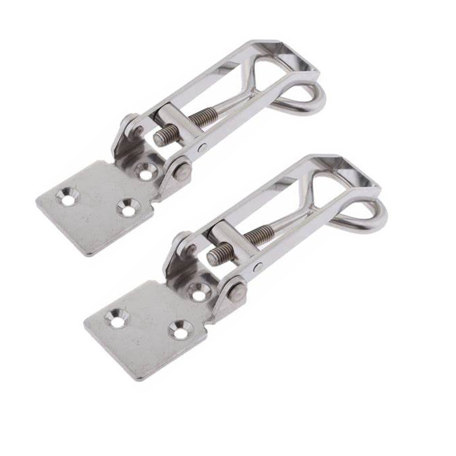 Factory Custom OEM ODM Lockable Boat Locker Hatch Anti-Rattle Latch Fastener Clamp Stainless Steel Marine Boat Accessories