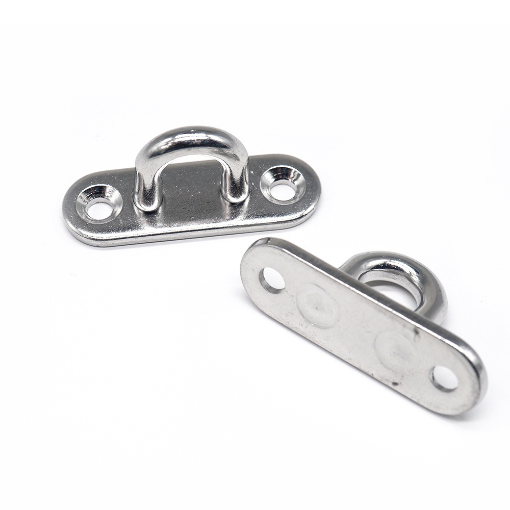 Custom M5 Ceiling Wall Mount U Hook Anchor Hanger with Self-tapping Screws for Yoga Swing Strap