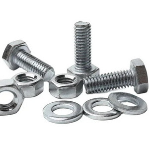 Competitive Factory Price fasteners M6 DIN933 DIN931 m12 stainless steel 316 Plain Finish hex head bolt nut washer