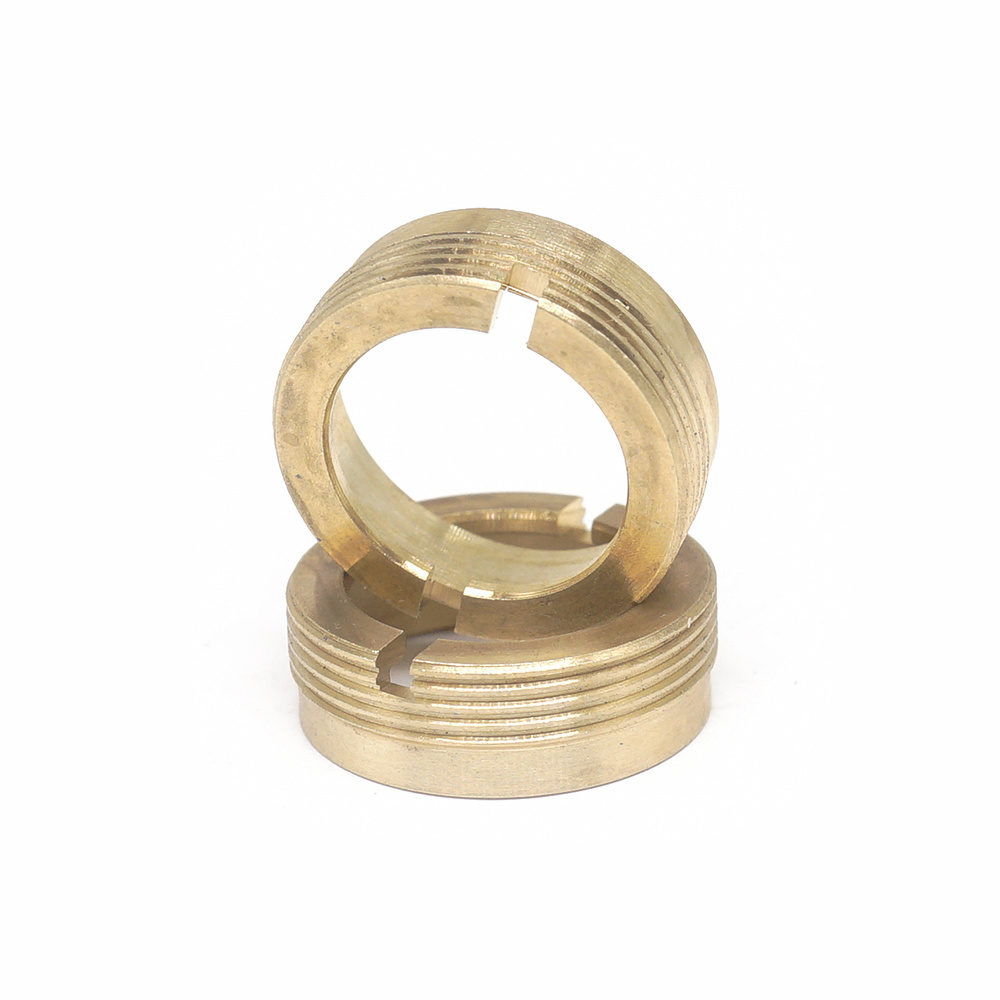 High Precision Custom Brass Sleeve Fasteners CNC Machining and Wire EDM for Faucet Accessories