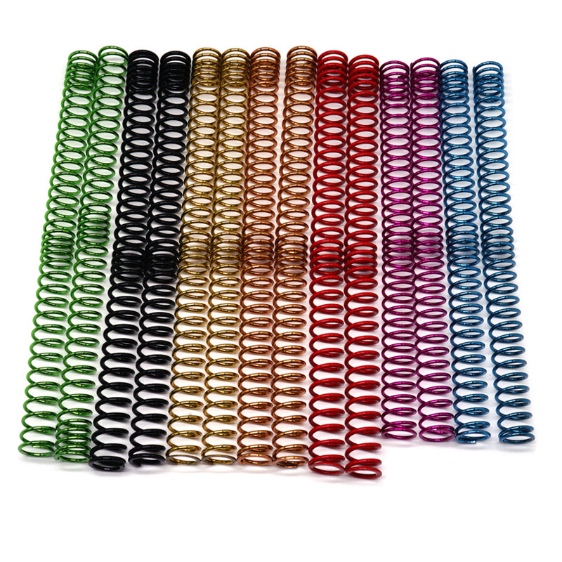 High Quality Magic Rainbow Colorful Spring Ring Cat Toy Coil Spiral Spring Made from Aluminum Brass Titanium Carbon Steel