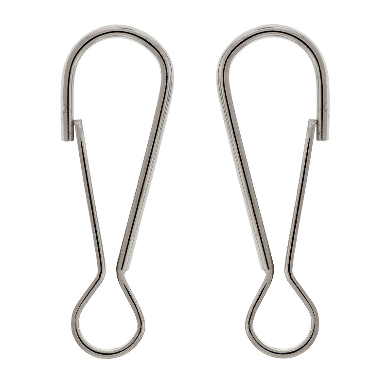 High quality stainless steel lanyard metal spring clips snap hook