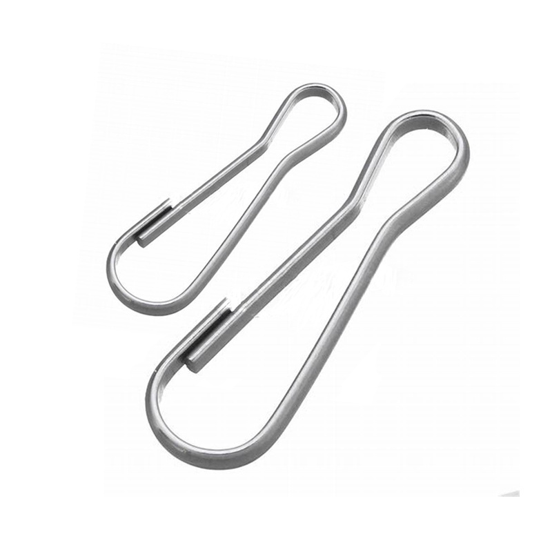 High quality stainless steel lanyard metal spring clips snap hook