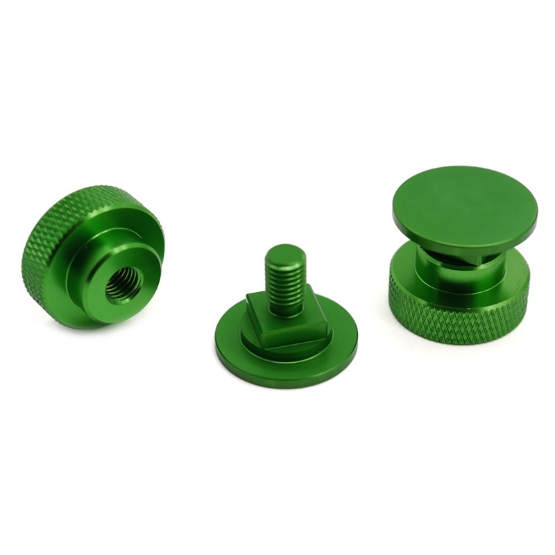 High precision CNC parts CNC milling anodized helmet screws fastener part Customized screwa fabrication