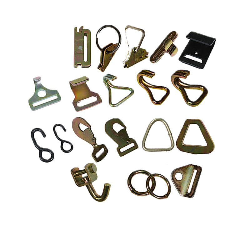 Cargo tensioning hook tensioning rope brake belt triangle S hook fixing belt accessories