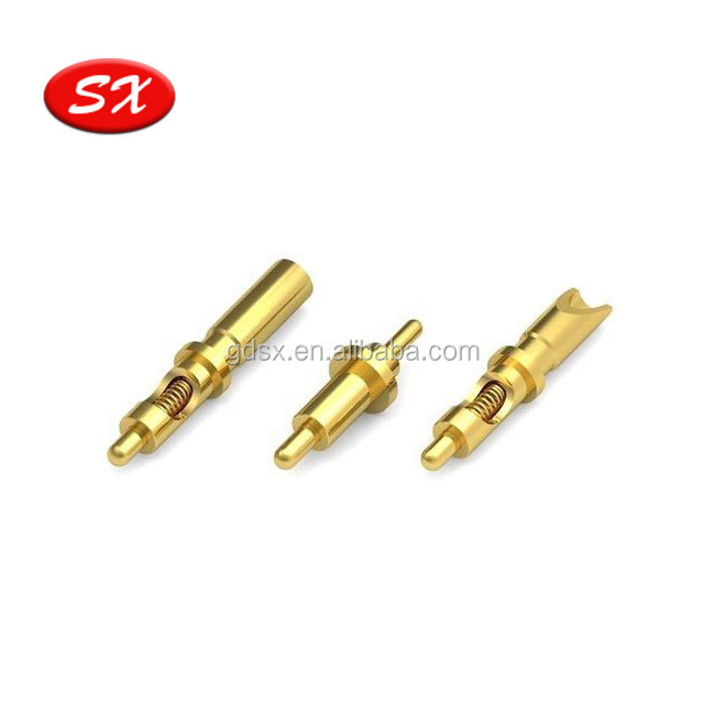 Dongguan Factory Hot Sale Customized Brass Spring Loaded Electrical Contact Pogo Pin for Cell Phone