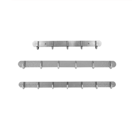 5/6/7 Holes Wall Mounted Hanger Hooks Coats Rack Wall Hooks Clothes Rails for Kitchen Bathroom Towel Rack