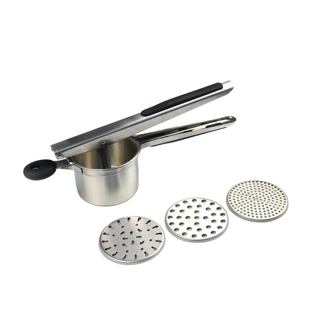 Handheld Cooking Tool Stainless Steel Potato Ricer And Masher,Food Presser