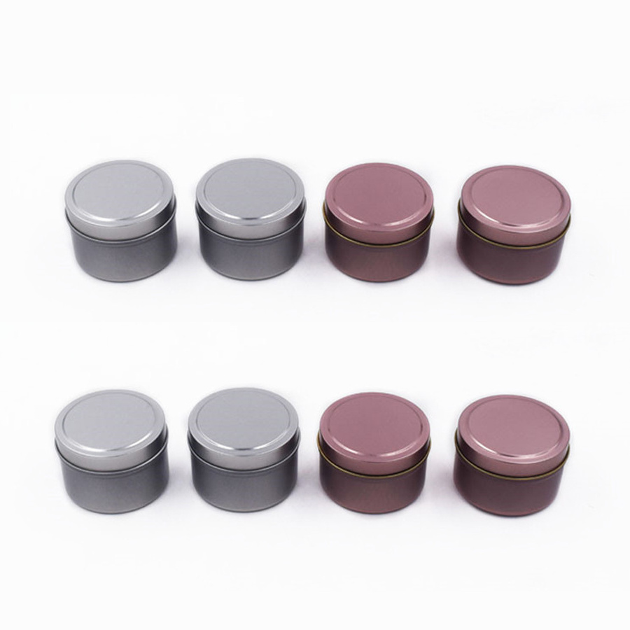 Candles Tealight Accessories Round Aluminum Tin Tea Light Cups Empty Case Candle Wax Containers Candle Mold DIY