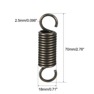 Extended Compressed Spring Stainless Spring Steel Small Dual Hook Tension Spring for Thermal Power Engineering Machinery