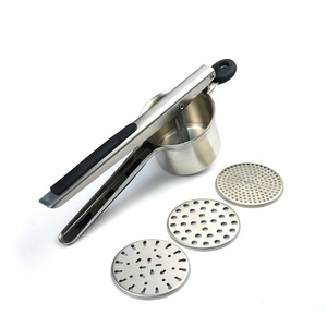 Handheld Cooking Tool Stainless Steel Potato Ricer And Masher,Food Presser