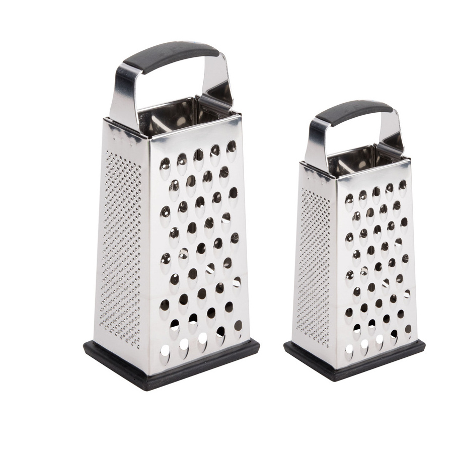 Hot sell 3 inches 4 side multi-function stainless steel cheese / vegetable ginger grater